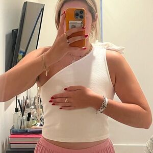 one shoulder top